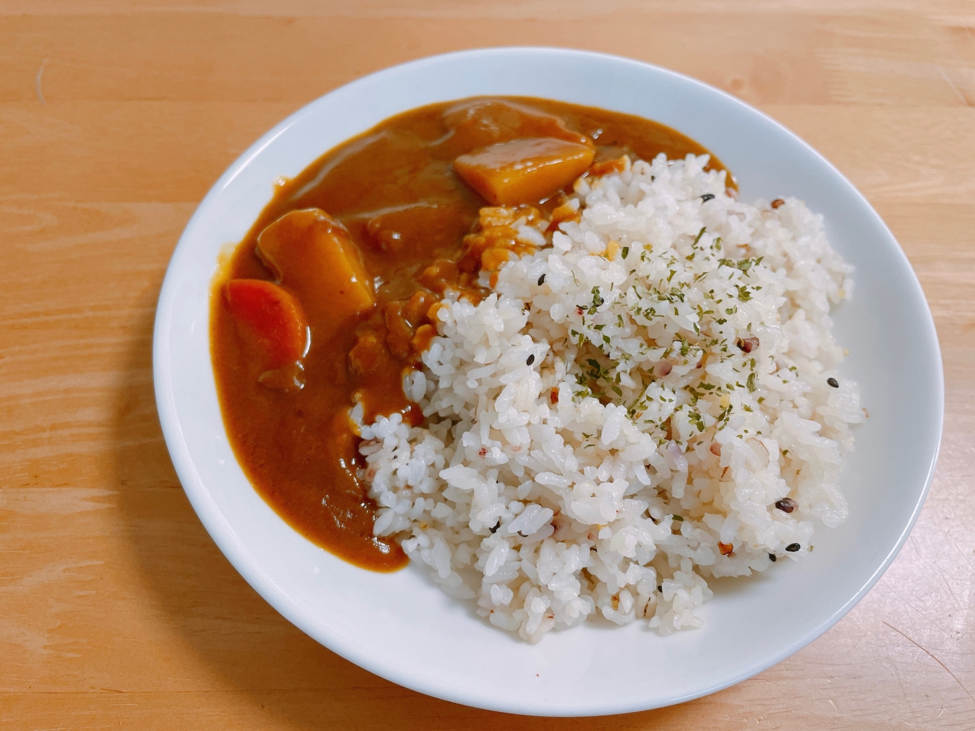 カレー バターライス フライパン