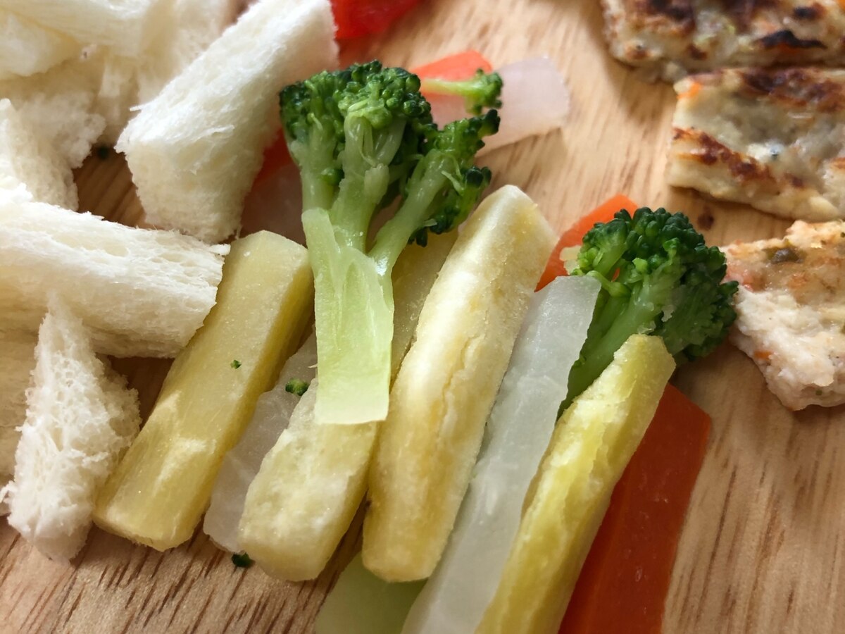 つかみ食べ用 野菜スティックミックス 離乳食後期 レシピ 作り方 By ロカボ こどもごはん さっちょ 楽天レシピ つかみ食べ用 野菜スティックミックス 離乳食後期 レシピ 作り方 By ロカボ こどもごはん さっちょ 楽天レシピ