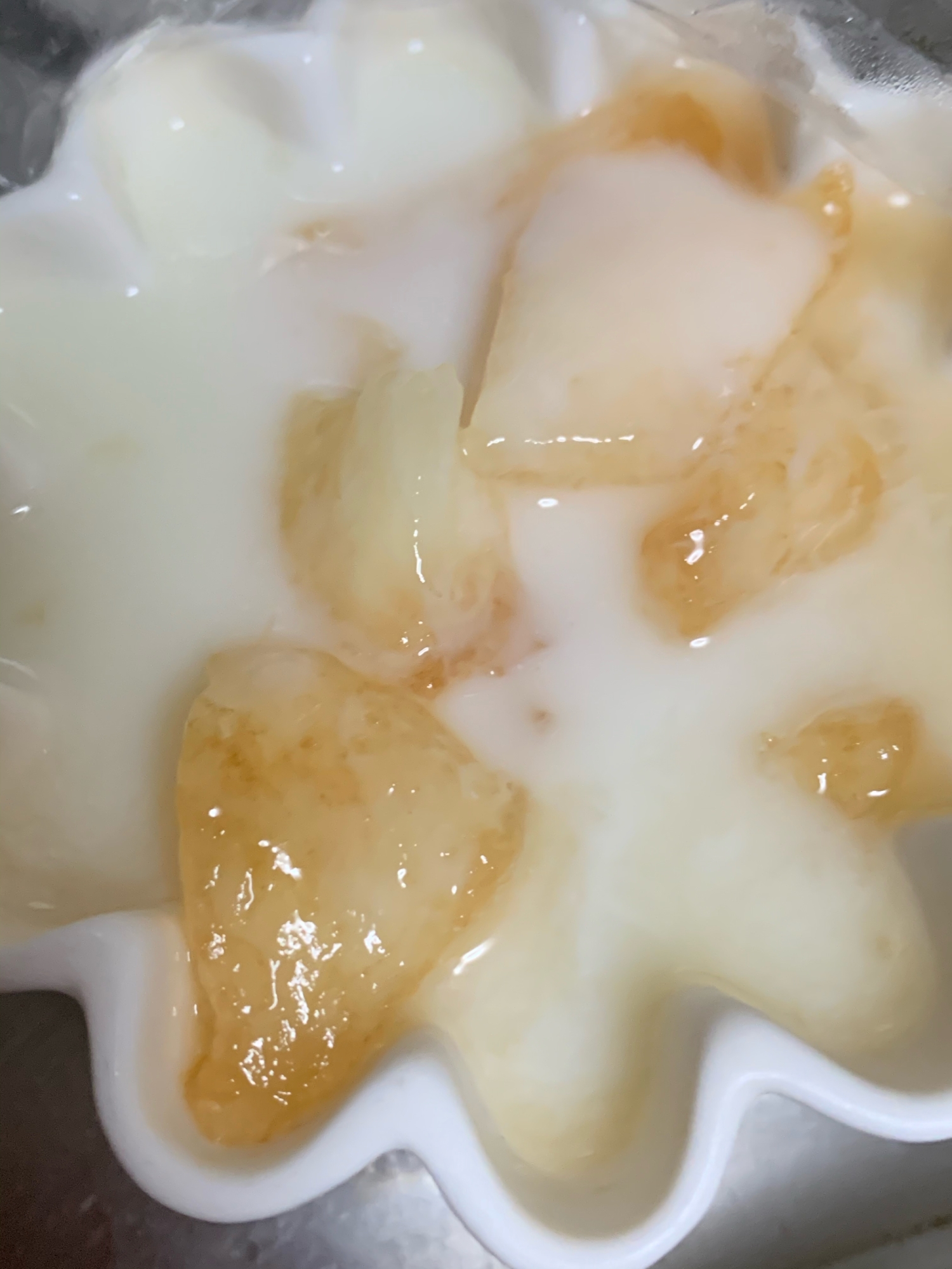 杏仁豆腐の素で 桃の杏仁豆腐 レシピ 作り方 By Reisa999 楽天レシピ