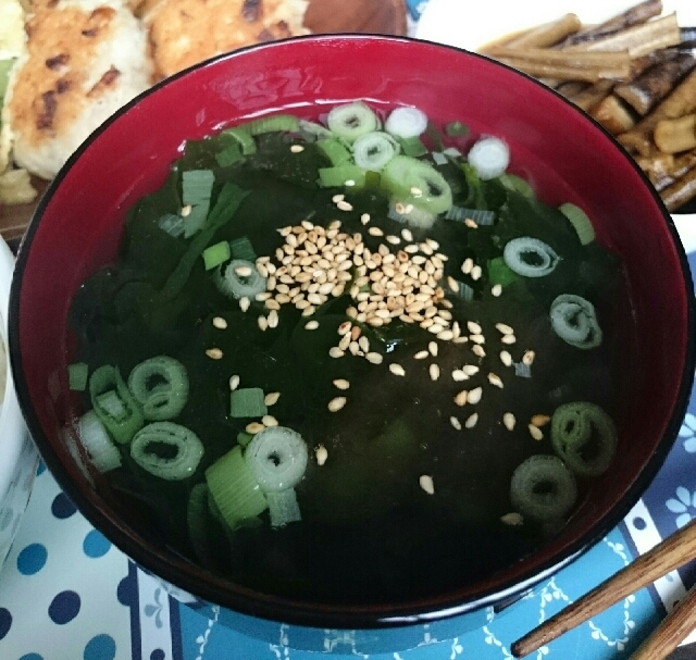お湯を注ぐだけ♪簡単お吸い物♪