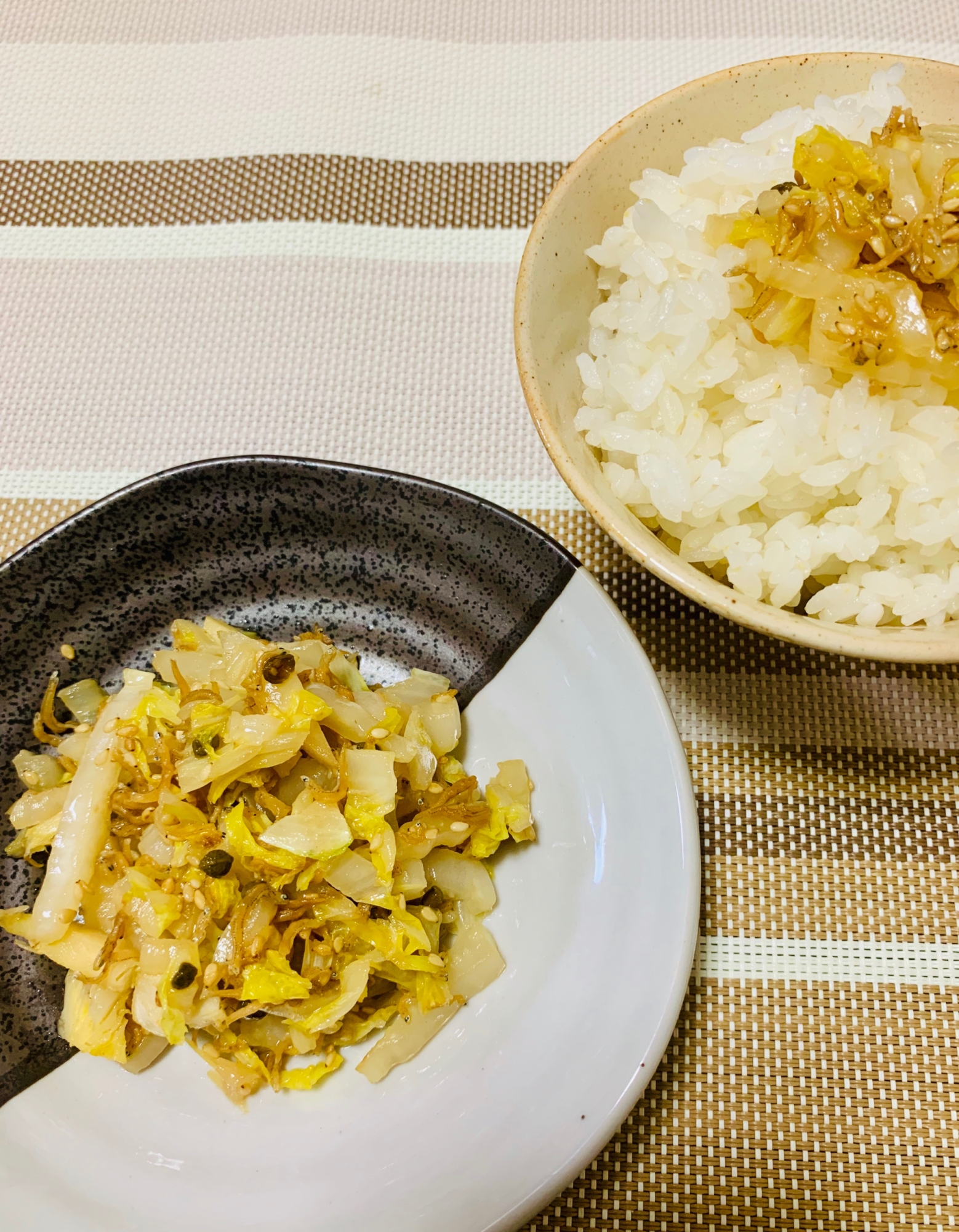 常備菜☆白菜とおじゃこのふりかけ