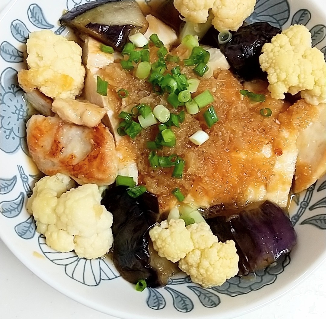 ヘルシー♪やわらかい～♪鶏むね肉と野菜のみぞれ煮