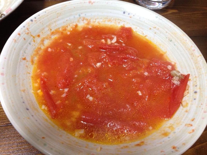 丸ごとトマトの蒸しスープ