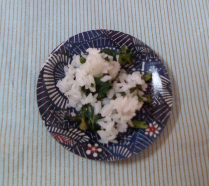 大根葉の菜飯ごはん