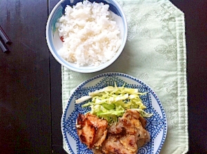 豚＆鳥胸肉のダブル焼肉