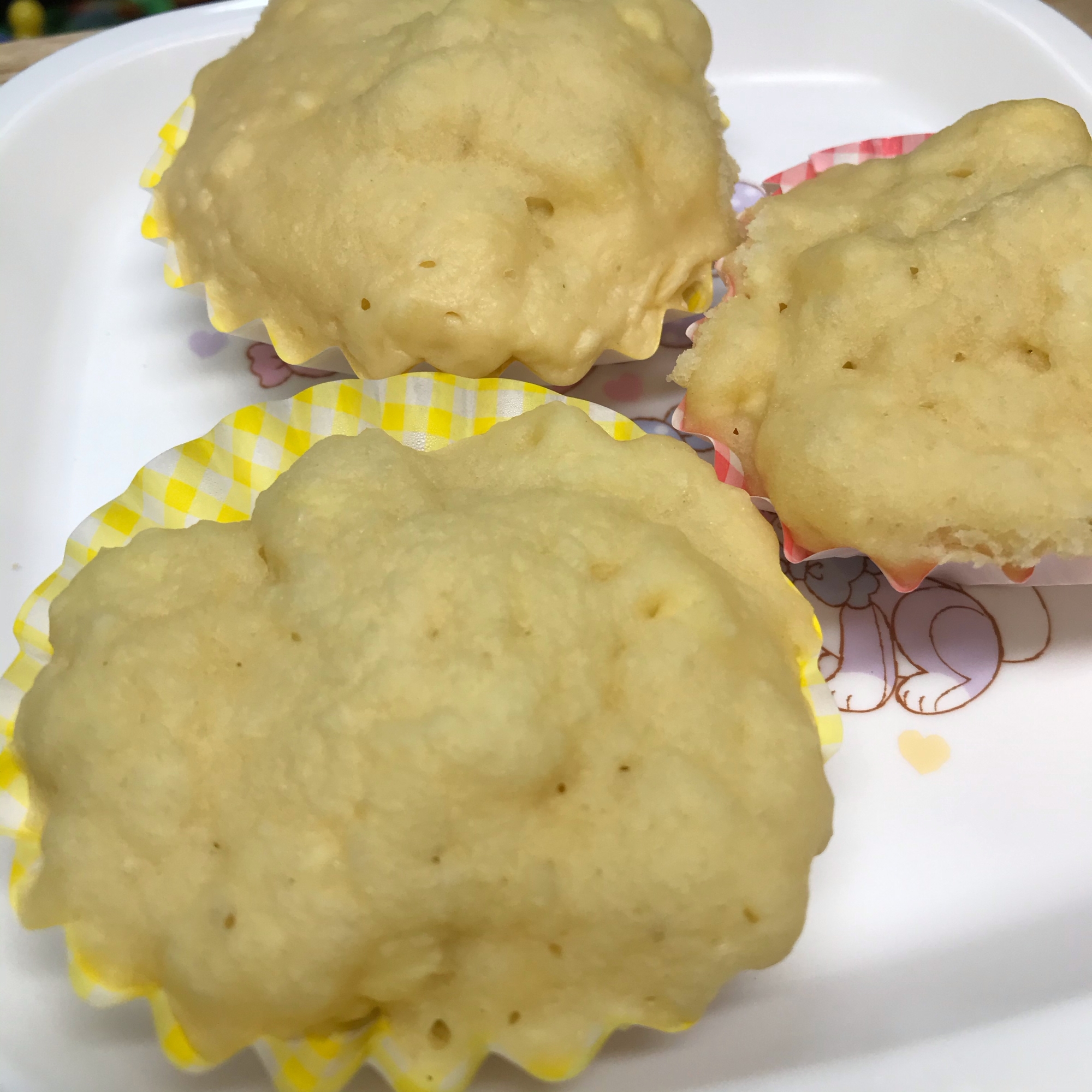 おやつにぴったり♪豆腐とさつまいもの蒸しパン