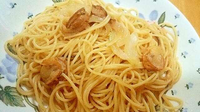 ホタテと新玉ねぎのバター醤油パスタ レシピ 作り方 By Chimasa 楽天レシピ