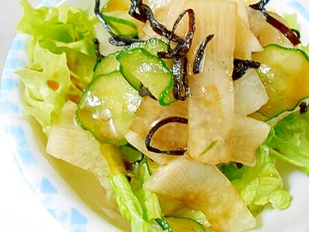 大根 きゅうり 塩昆布でサラダ レシピ 作り方 By V るん 0394 楽天レシピ