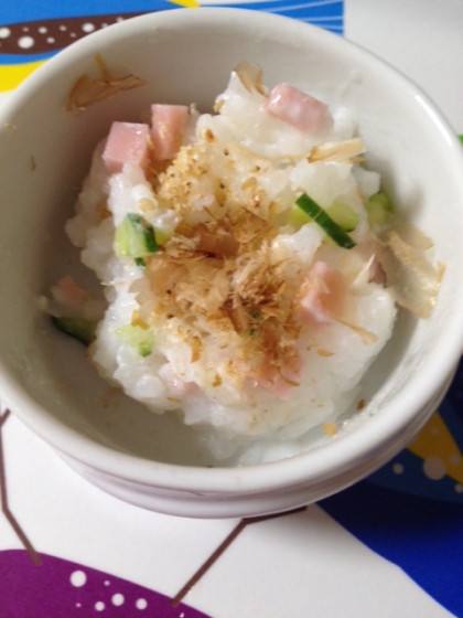 魚肉ソーセージとエリンギのリゾット☆離乳食