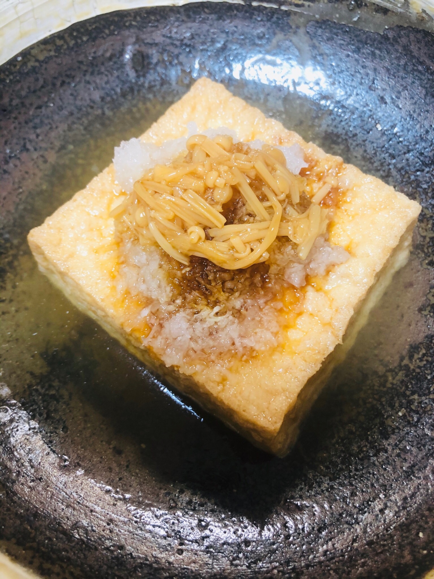 茹でてふっくら 厚揚げおろしなめ茸 レシピ 作り方 By Noa 1021 楽天レシピ