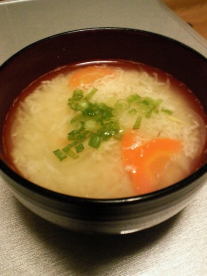 トロトロで温まる♪長芋入りの味噌汁☆