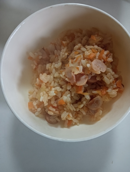 チキンジャンバラヤ風ケチャップライス☆冷凍弁当向け