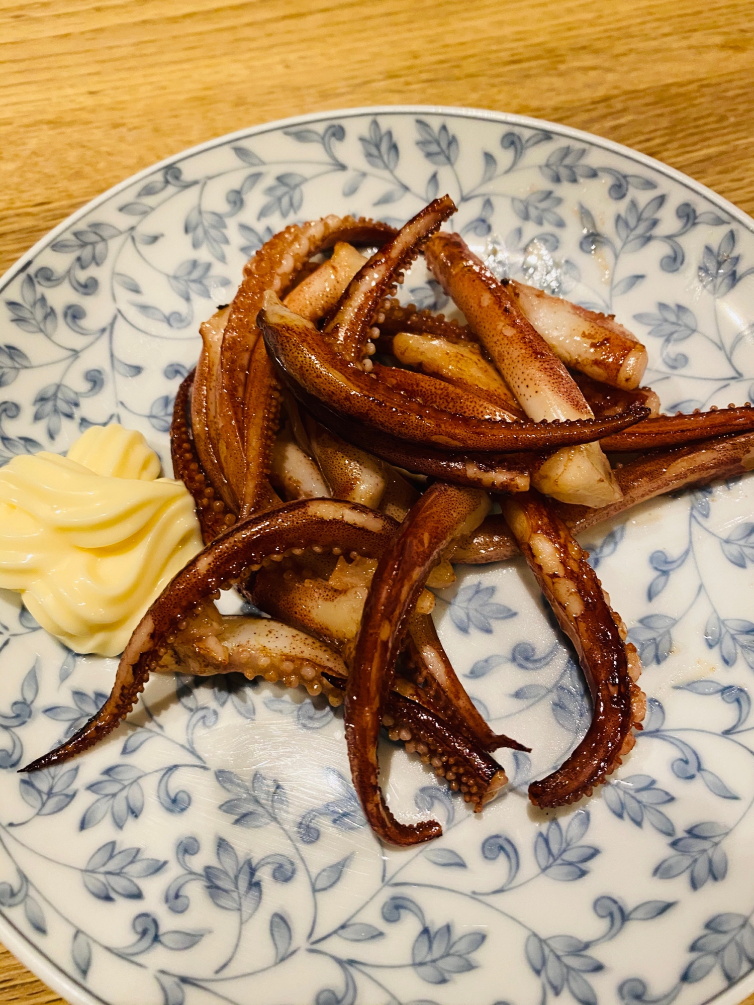 イカ足のごま醤油炒め