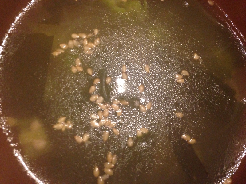 オクラとわかめの中華スープ