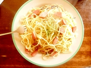 スパムのペペロンチーノ