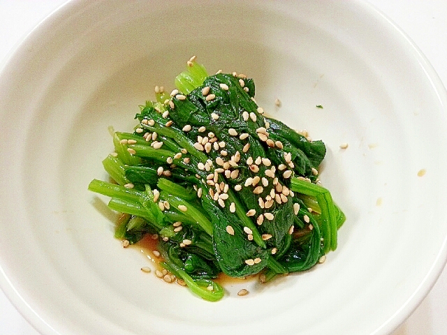 定番 ほうれん草のお浸し レシピ 作り方 By Sarasa 楽天レシピ