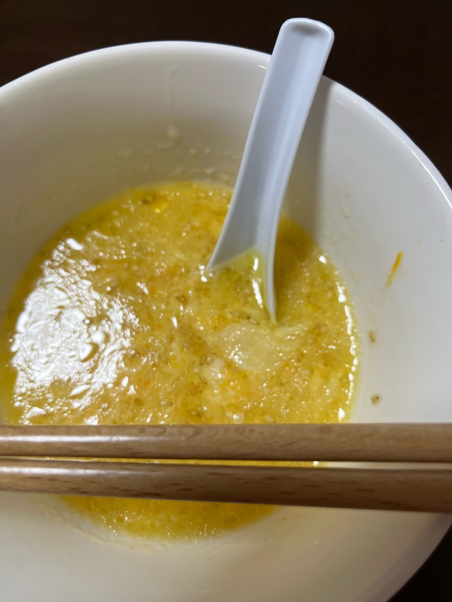 鳥だし卵スープ