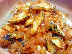 つぶ貝のアラビアータ