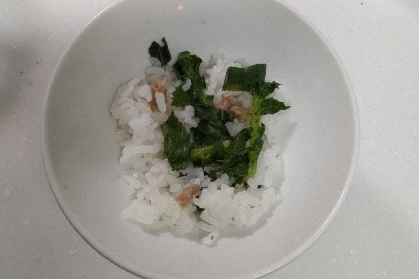 大根葉とそぼろの混ぜごはんꔛꕤ