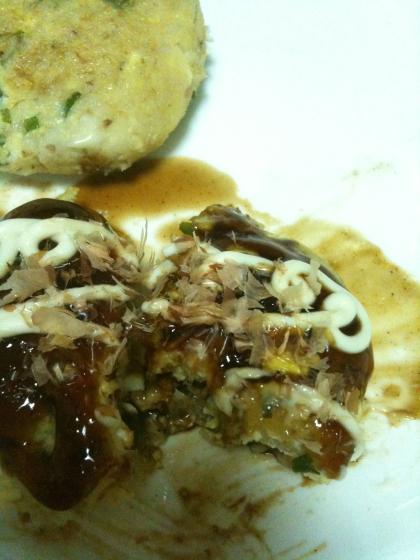 豆腐が余っていたので、作らせていただきました〜☆
ふわふわでおいしかったです〜♪ごちそうさまでした〜♪♪♪