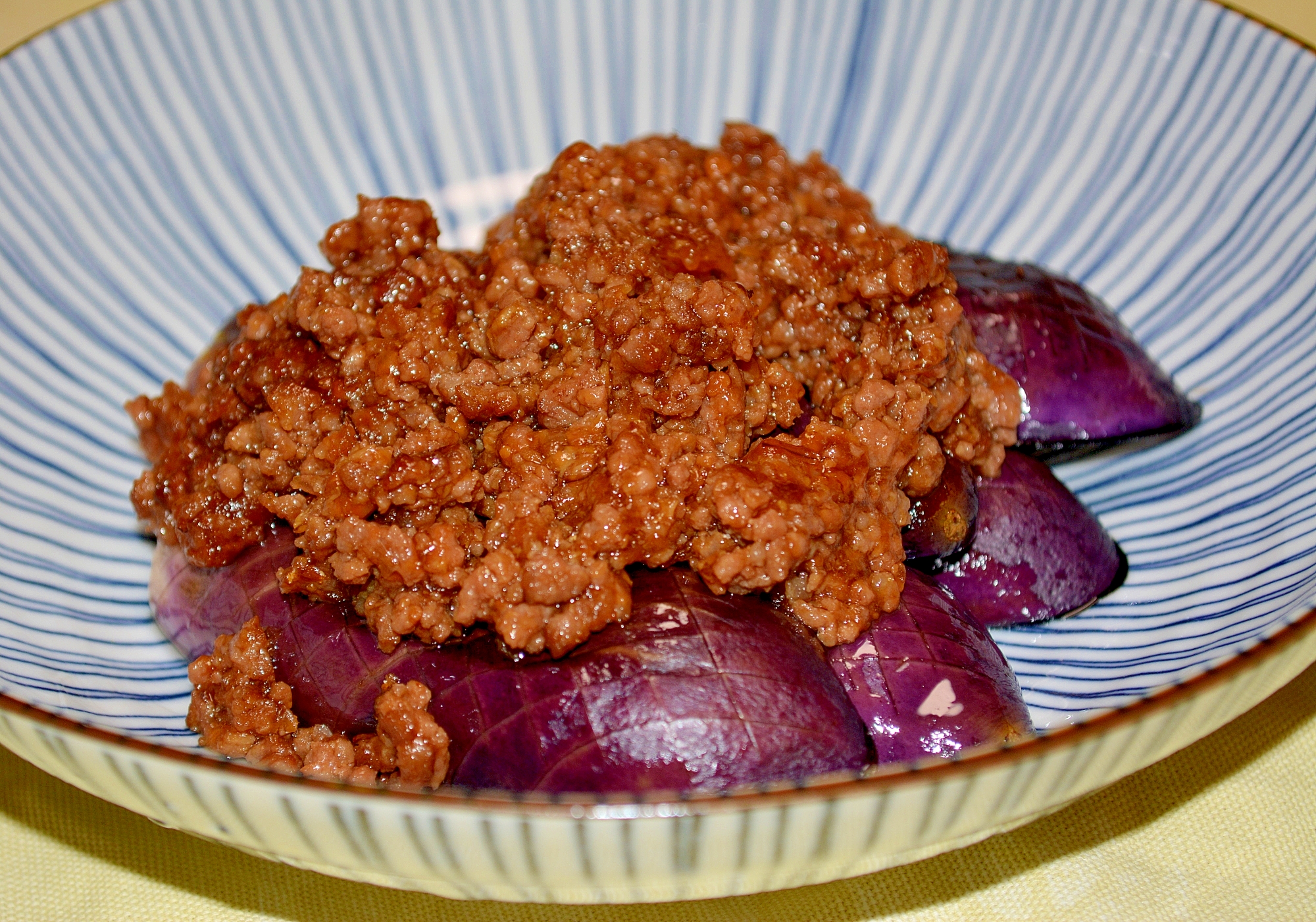 ご飯がすすむ！なすの肉みそ