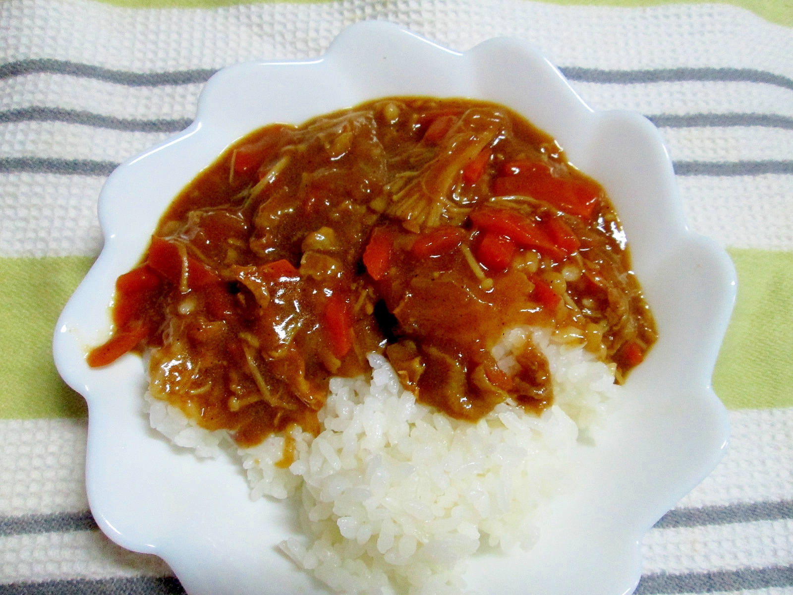 千切り野菜が決めて☆２０分で作るカレー