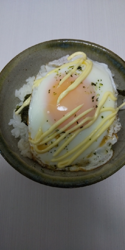 お月見だんごさん、おはようございます♪菜飯ふりかけで作ってみました！ボリューミーで美味しい一膳♡ごちそうさまでした～ﾟ+.ﾟ(´▽`人)ﾟ+.ﾟ