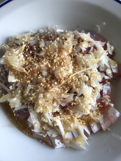 ワラサのお刺身 ねぎ塩だれで レシピ 作り方 By V るん 0394 楽天レシピ ワラサのお刺身 ねぎ塩だれで レシピ 作り方 By V るん 0394 楽天レシピ