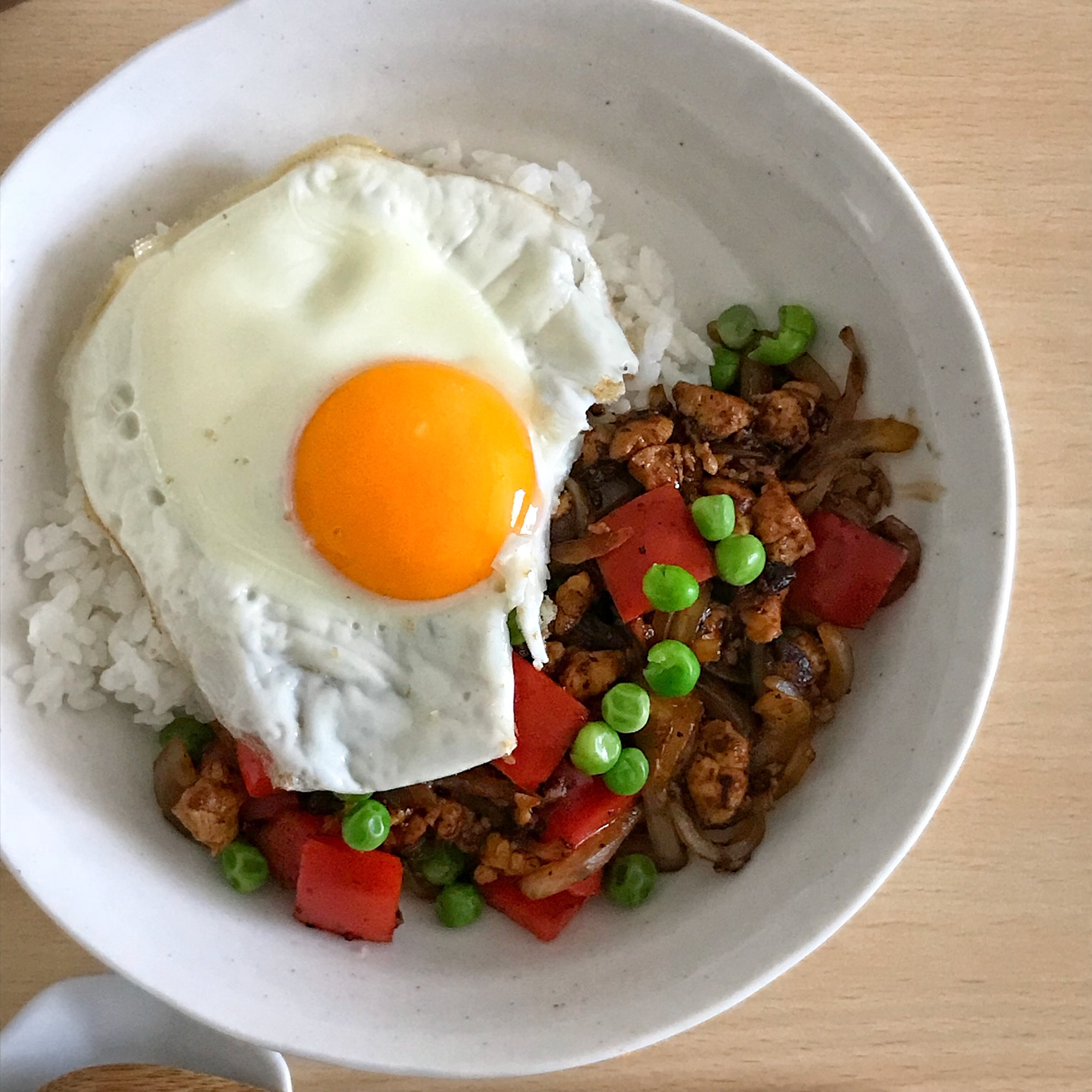 豆腐そぼろのガパオライス