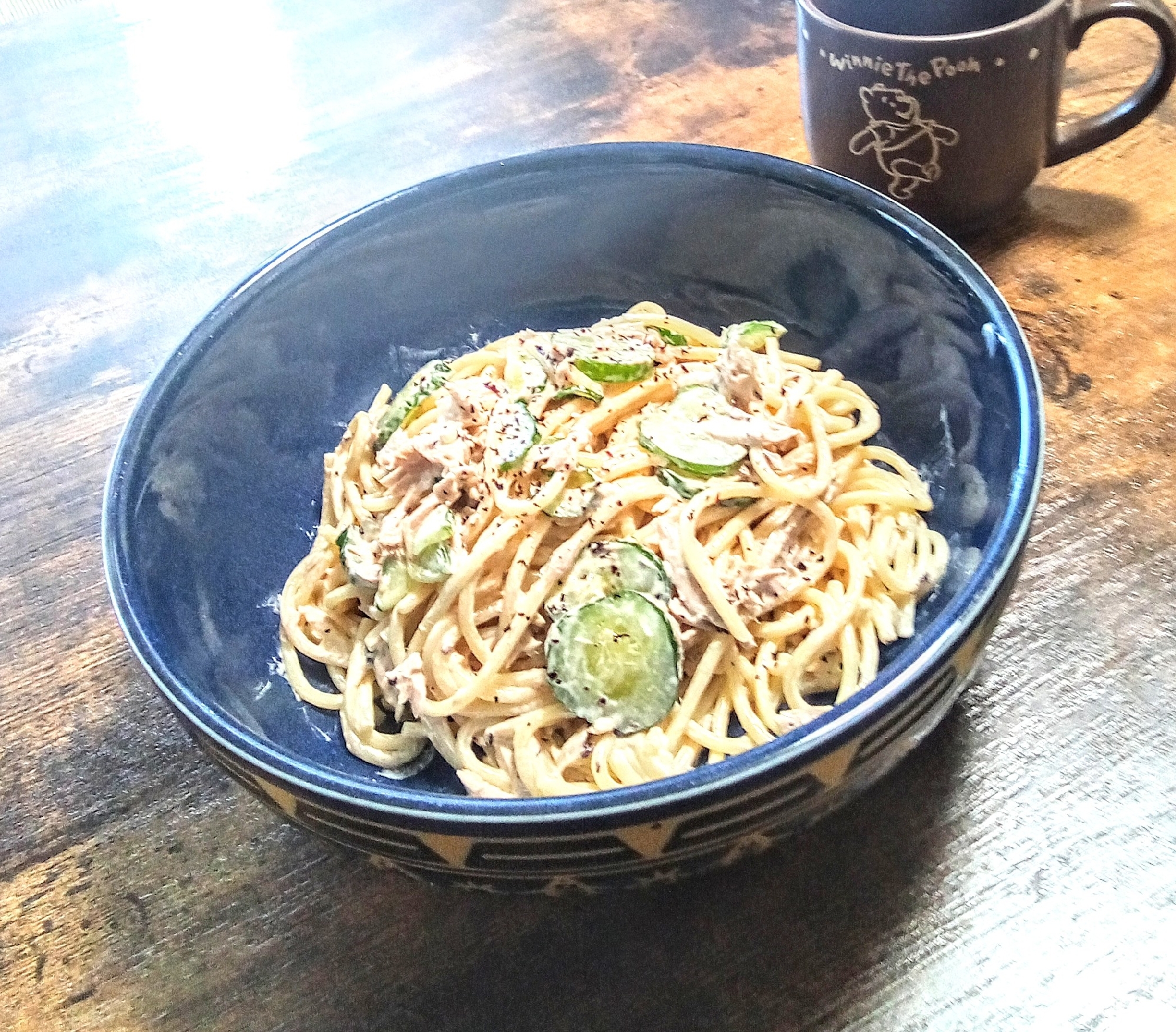 きゅうりとツナDeツナマヨパスタサラダ〜毎日簡単〜