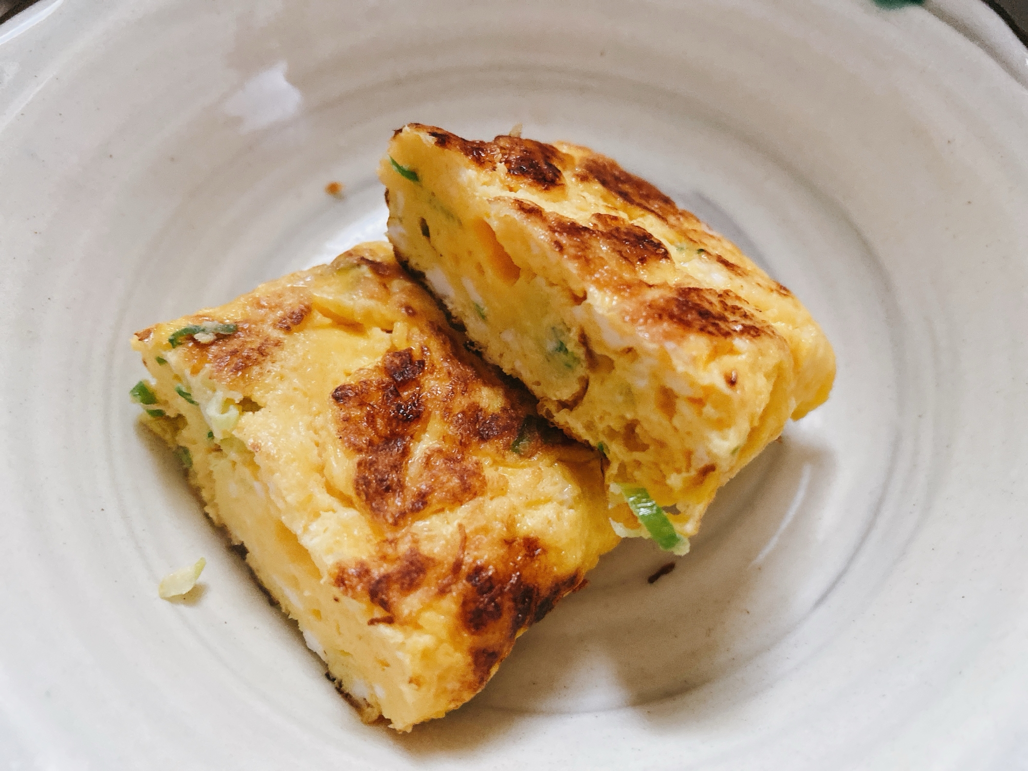 ➿甘めの卵焼き(ネギ入り)➿