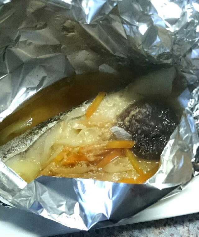 鱈の生姜味噌ホイル蒸し