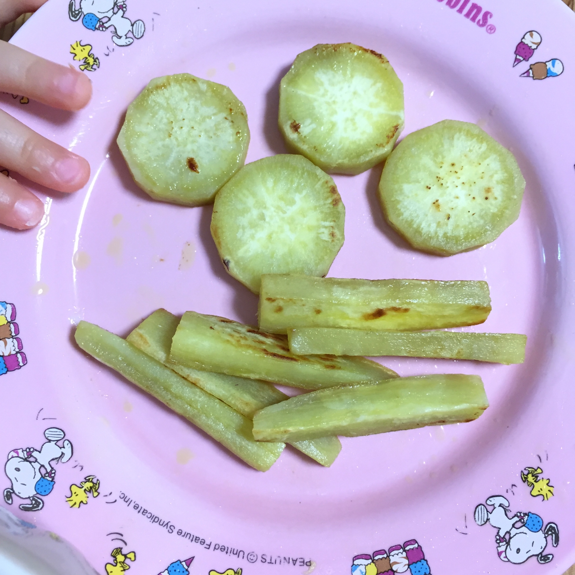 離乳食 さつまいものつかみ食べに レシピ 作り方 By Hina Mama 楽天レシピ