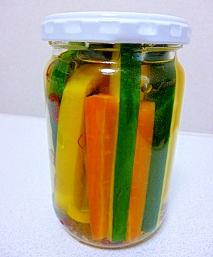 お酢で健康に☆旬の野菜でピクルス レシピ・作り方 By ゆず茶55｜楽天レシピ