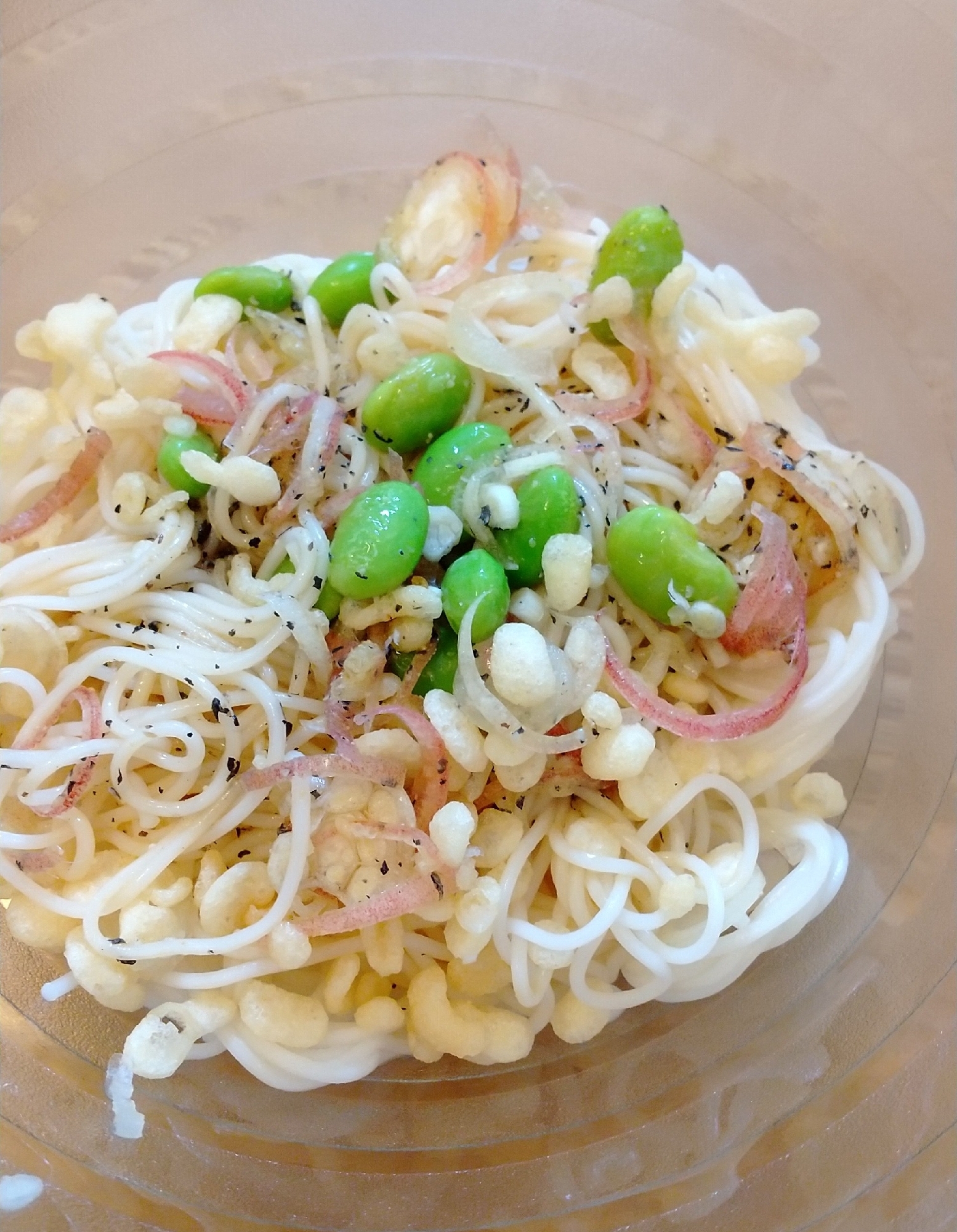 黒ごまきな粉のそうめん