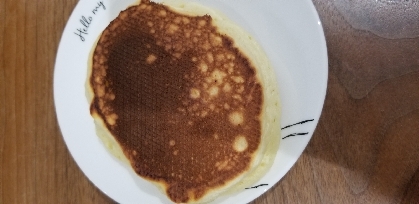 いちごの切り餅パンケーキ