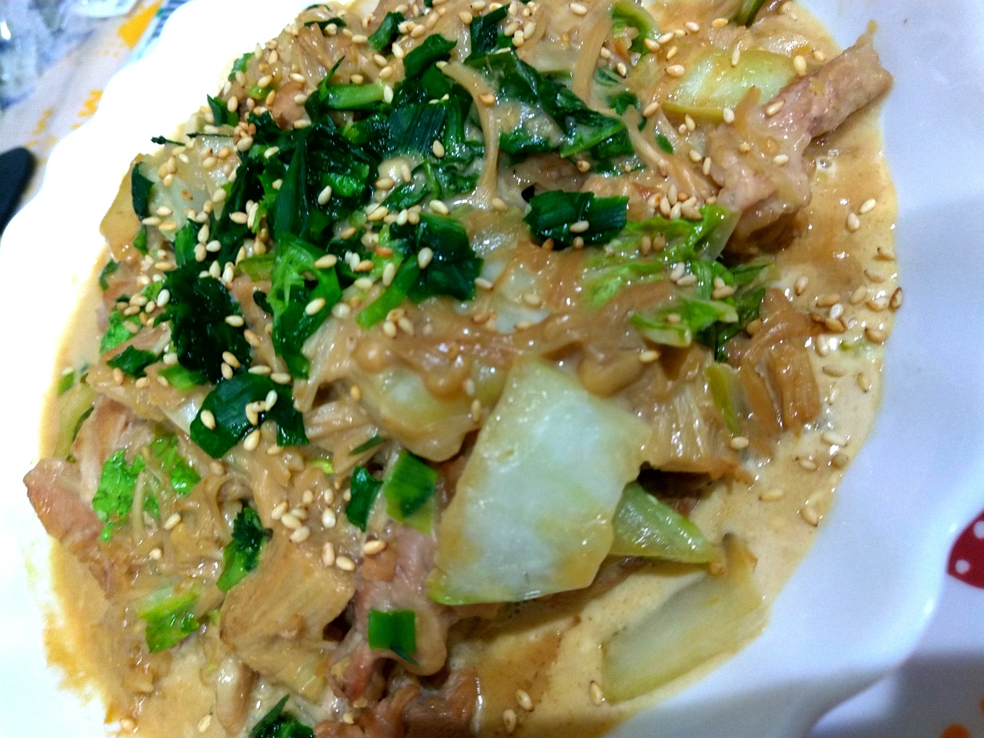 豚と白菜のマヨ生姜炒め