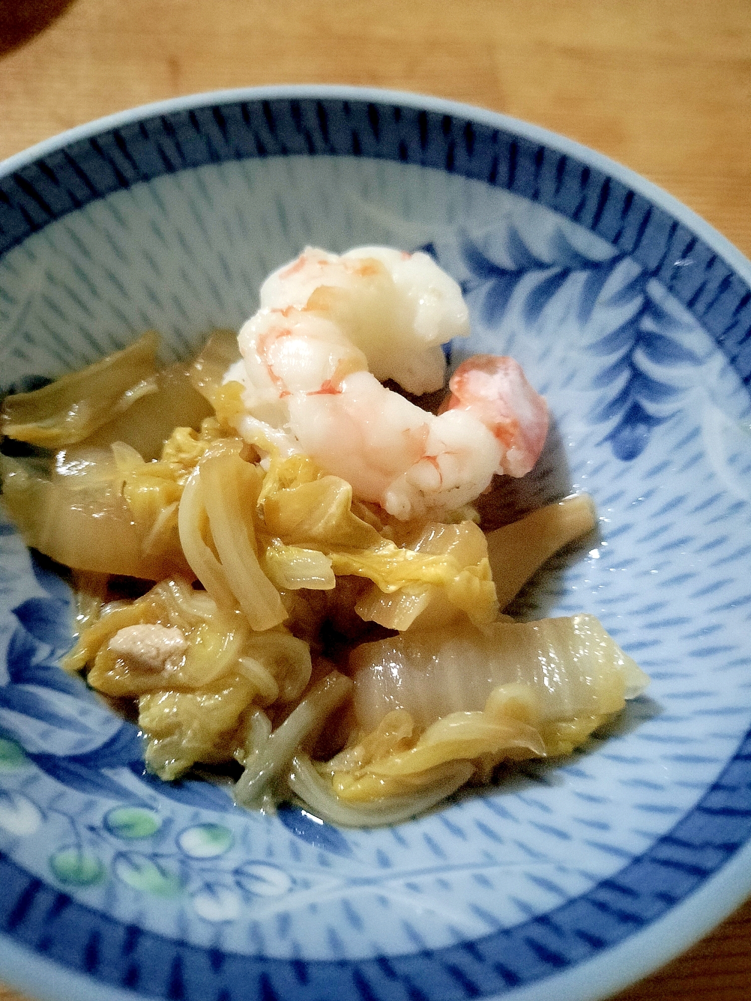 海老と白菜の煮物♪