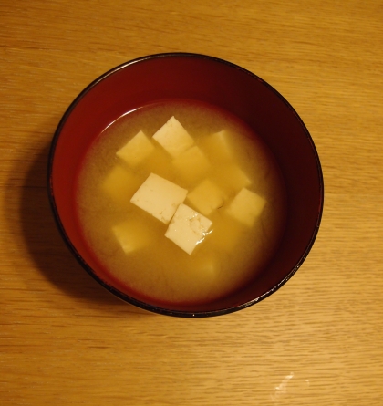 豆腐の合わせ味噌汁