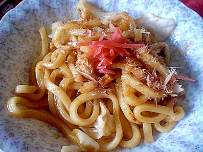 「味付けシジミ入り焼うどん」　　　♪♪