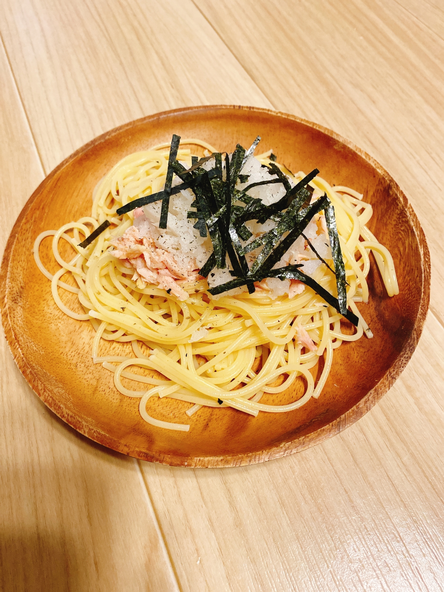 麺つゆで簡単！大根おろしとツナパスタ