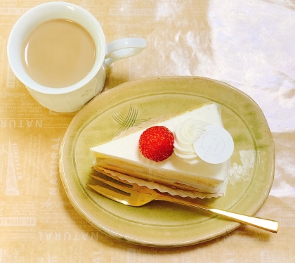 豆乳まろやかコーヒー♪日曜日のおやつにぴったりでした( ◕‿ ‹ ）♡♡♡