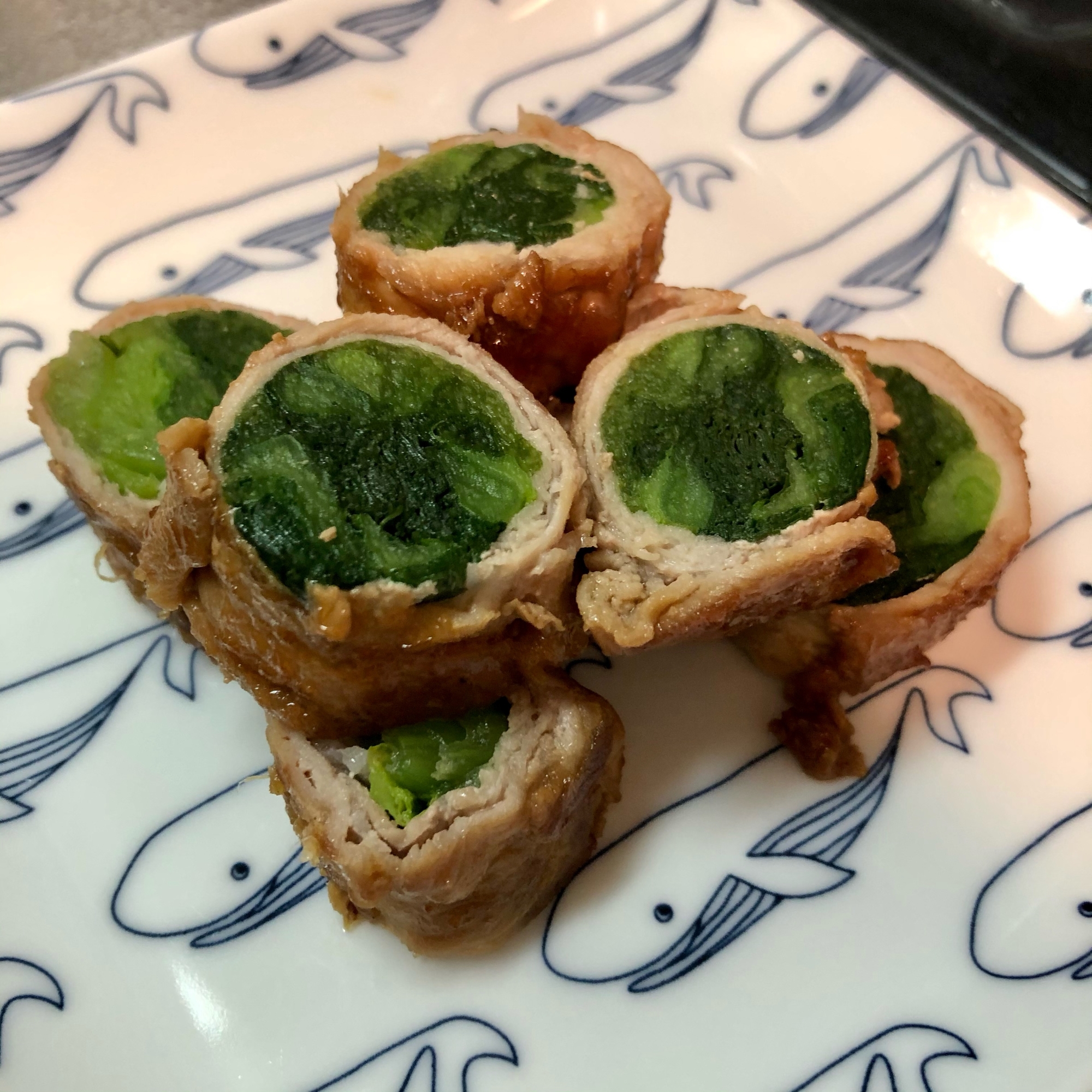 【簡単】小松菜の肉巻き