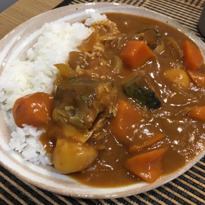 なつかしの鯖缶カレー