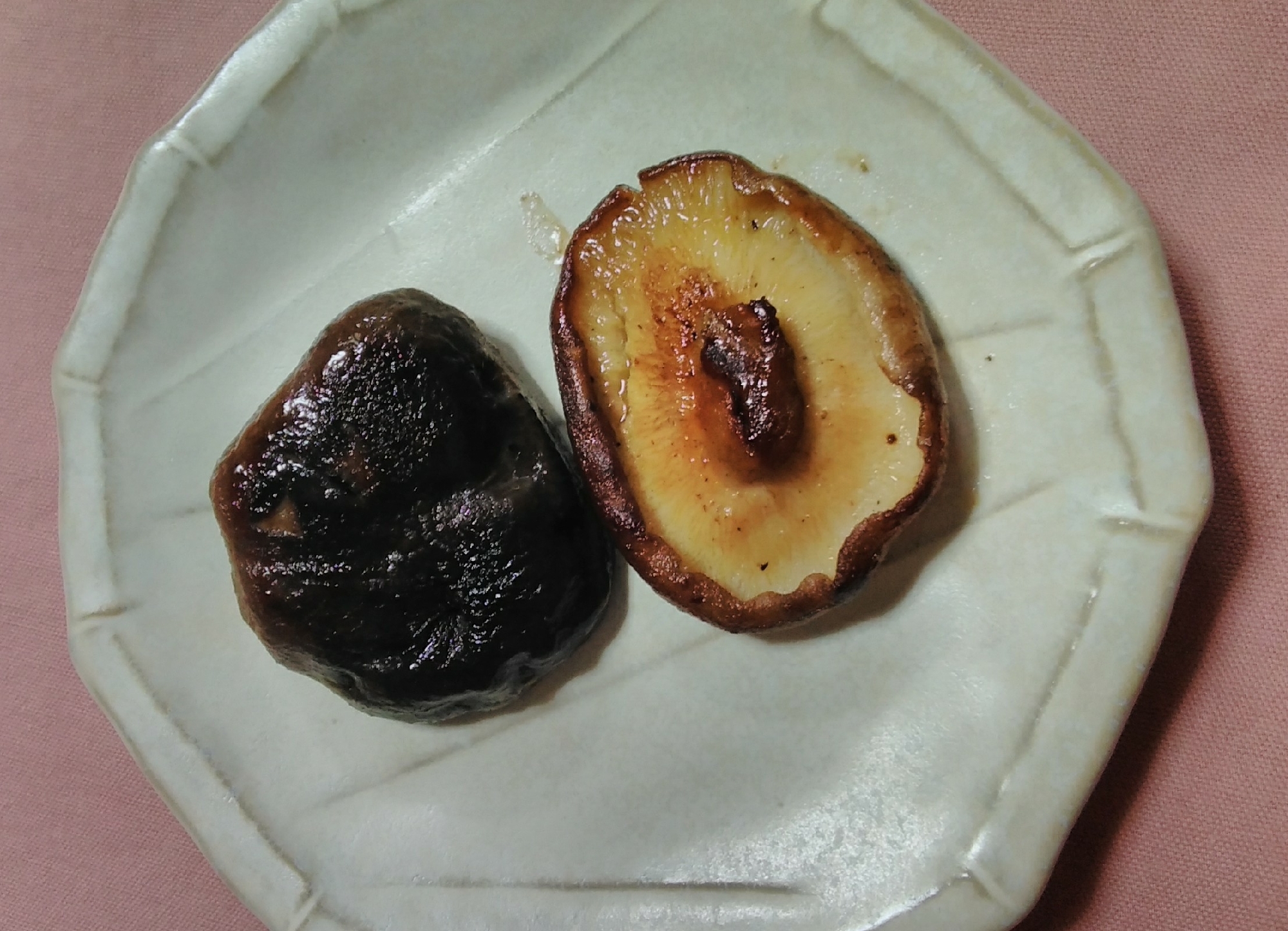 柚子香る～椎茸のバター焼き