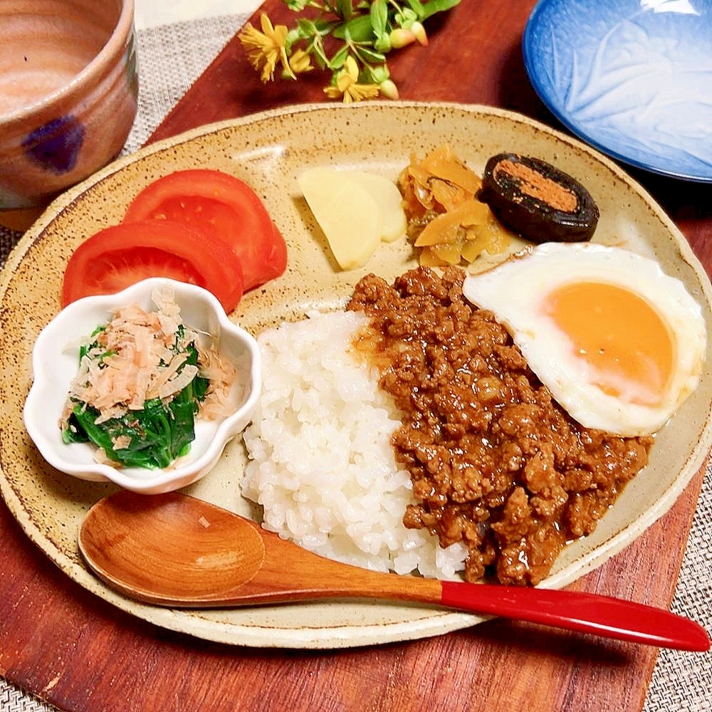 レトルトカレーで★ドライカレー風