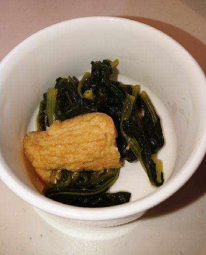 初めて小松菜を料理しました！
とてもわかりやすいレシピで助かりました。
家族皆喜んで食べてくれました。
リピートして作っていきたいです。