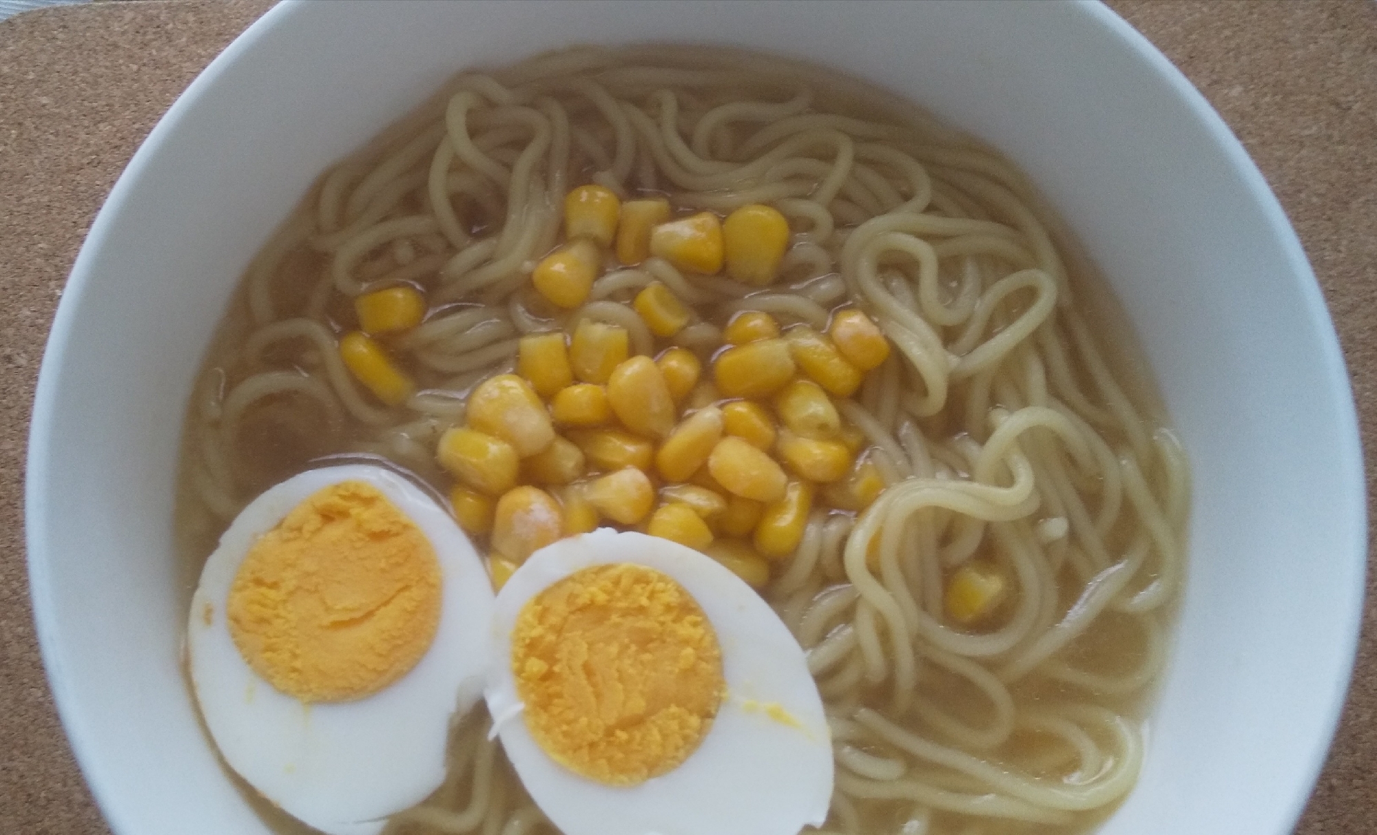 冷蔵庫にあるものでしょう油ラーメン