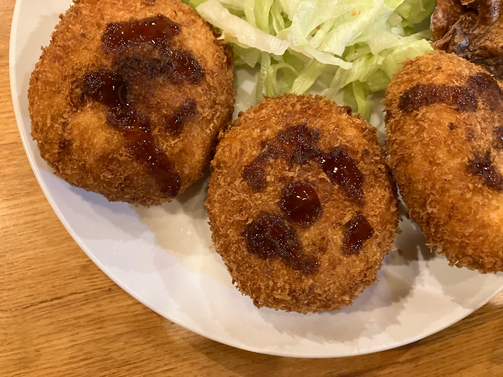 シャキシャキれんこんメンチカツ