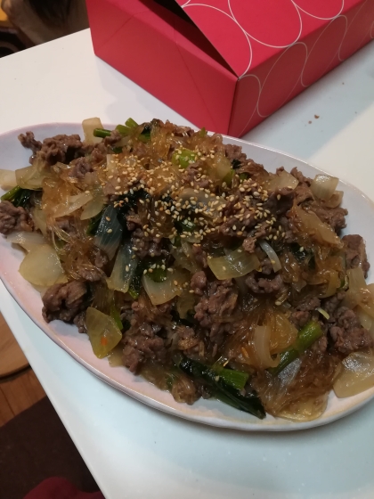 ニラの代わりに小松菜で作ってみました。とっても簡単で美味しくできて、みんな大満足でした♪